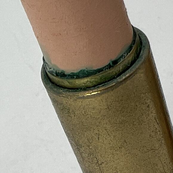 Vintage Max Factor Erace NATURAL Cover Up Concealer Gold Brass Tube NOS - Picture 4 of 7